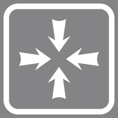 Oklar vektör simgesi bir çerçeve içinde azaltmak