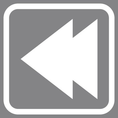 Sol vektör simgesi bir çerçeve içinde hareket