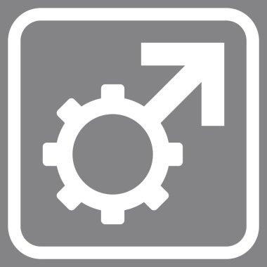 Teknolojik Potence vektör simgesi bir çerçeve içinde