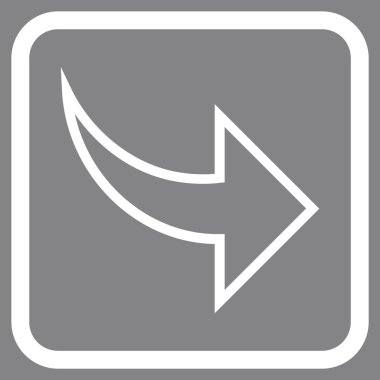 Vektör simgesi bir çerçeve içinde Yinele