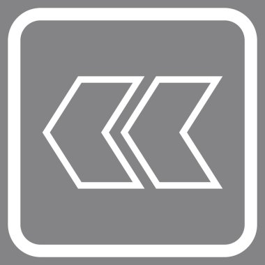 Shift Sol vektör simgesi bir çerçeve içinde