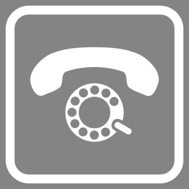 Darbeli aramayı vektör simgesi bir çerçeve içinde