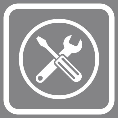 Seçenekleri vektör simgesi bir çerçeve içinde