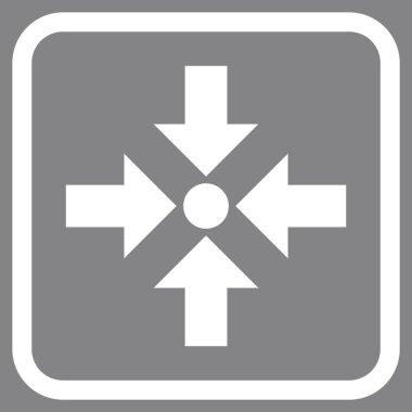 Oklar vektör simgesi bir çerçeve içinde küçültmek