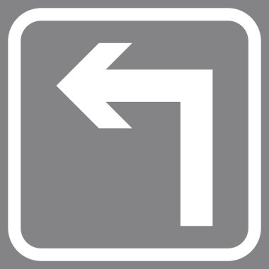 Sol vektör simge bir çerçevede açmak