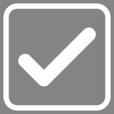 Tamam vektör simgesi bir çerçeve içinde