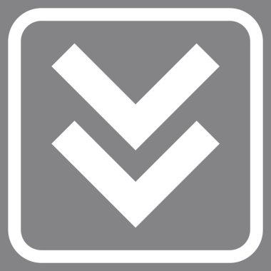 Vektör simgesi bir çerçeve içinde aşağı kaydır