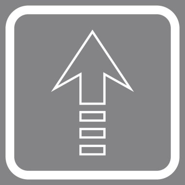 Vektör simgesi bir çerçeve içinde gönder