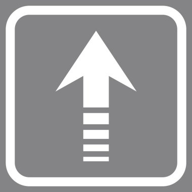 Vektör simgesi bir çerçeve içinde gönder