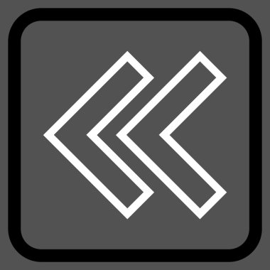 Shift Sol vektör simgesi bir çerçeve içinde