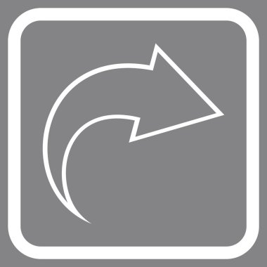 Vektör simgesi bir çerçeve içinde Yinele