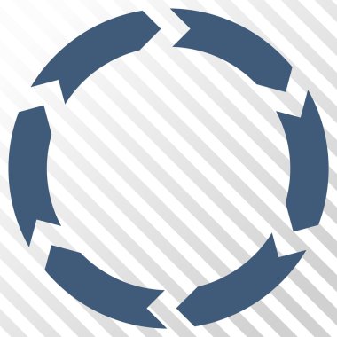 Dolaşım vektör simgesi