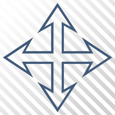 Oklar vektör simgesini genişletin