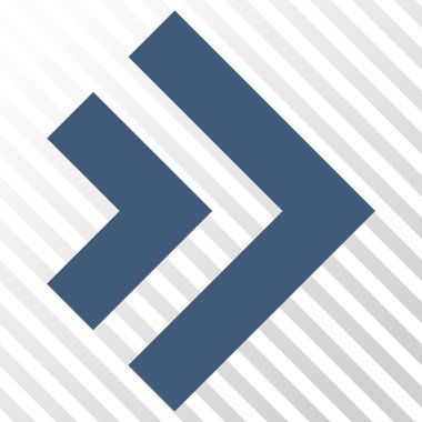 Üst karakter doğru vektör simgesi