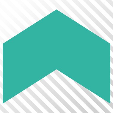 Yön yukarı vektör simgesi