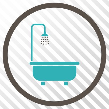 Duş Banyo vektör simgesi