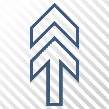 Yön yukarı vektör simgesi