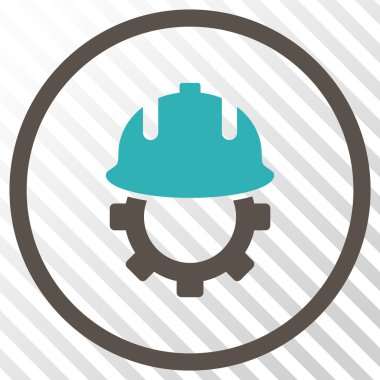 Geliştirme kask vektör simgesi