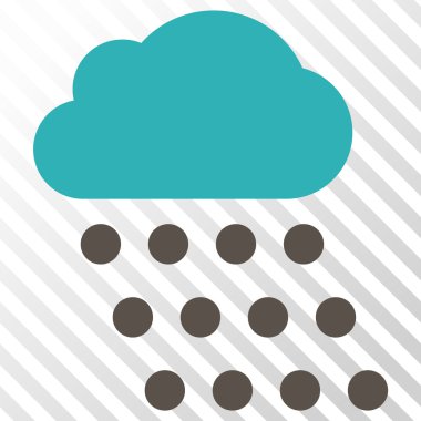 yağmur bulutu vektör simgesi