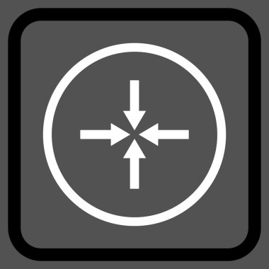 Etkisi oklar bir çerçeve içinde simge vektör