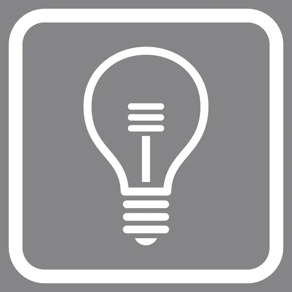Lampa lampa vektor ikonen i en ram — Stock vektor