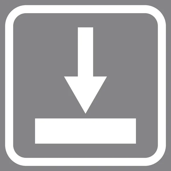 Mozgatni az alsó Vector Icon keretben — Stock Vector