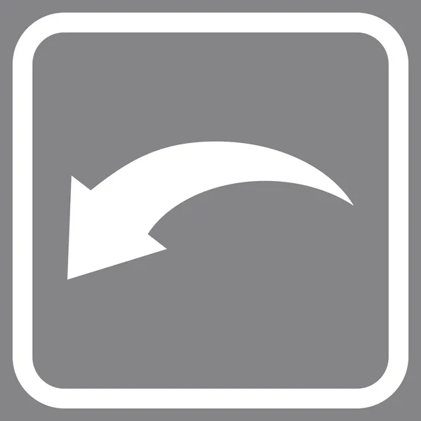 Annulla icona vettoriale in una cornice — Vettoriale Stock