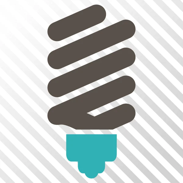 Fluorescent Bulb Vector Icon — Stock Vector