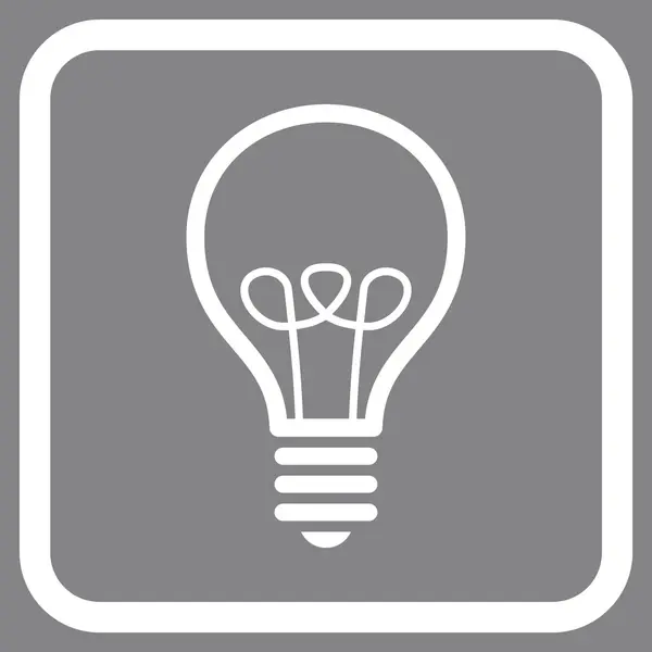 Lampa lampa vektor ikonen i en ram — Stock vektor
