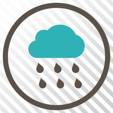 yağmur bulutu vektör simgesi