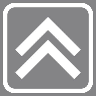 Vektör simgesi bir çerçeve içinde yukarı kayması