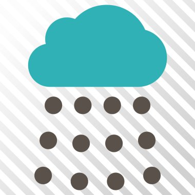 yağmur bulutu vektör simgesi