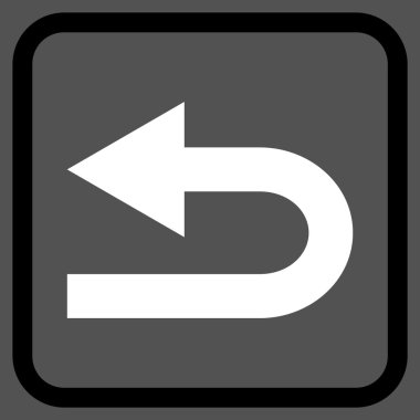 Sol vektör simge bir çerçevede açmak