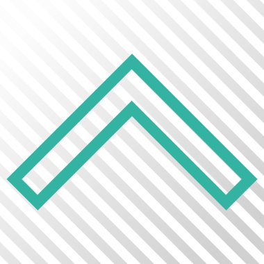 Vektör simge yukarı ok ucu