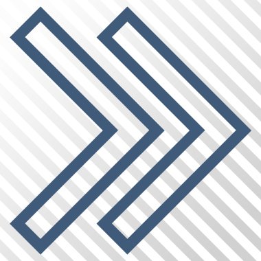 Üst karakter doğru vektör simgesi