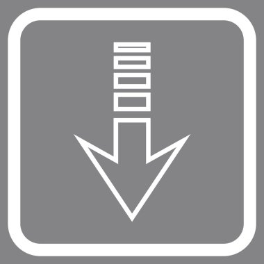 Vektör simgesi bir çerçeve içinde gönderin