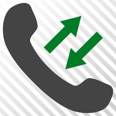 Telefon konuşmaya vektör simgesi