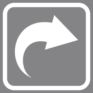 Vektör simgesi bir çerçeve içinde Yinele