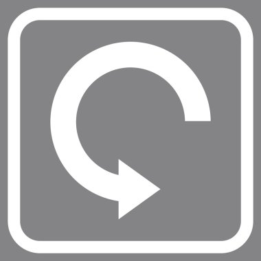 Doğru vektör simgesi bir çerçeve içinde döndürme