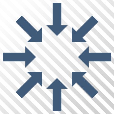 Daraltma okları vektör simgesi