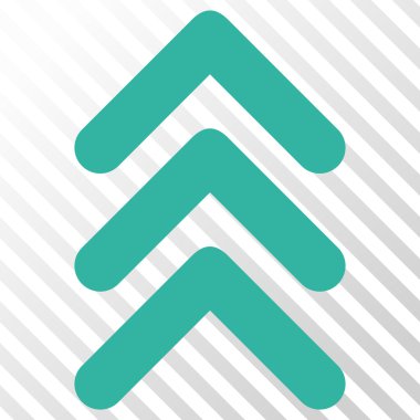 Vektör simge yukarı çift ok ucu