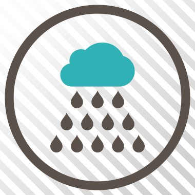 yağmur bulutu vektör simgesi