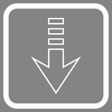 Vektör simgesi bir çerçeve içinde gönderin