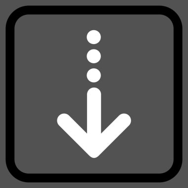 Vektör simgesi bir çerçeve içinde gönderin