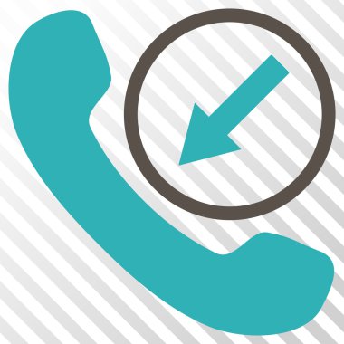 Gelen arama vektör simgesi