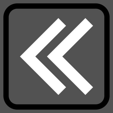 Shift Sol vektör simgesi bir çerçeve içinde