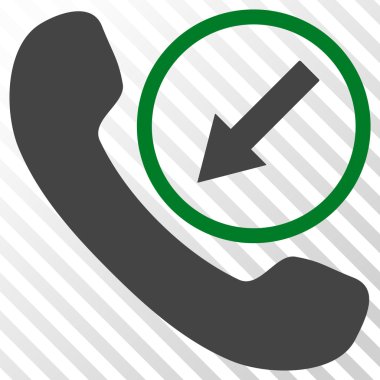 Gelen arama vektör simgesi