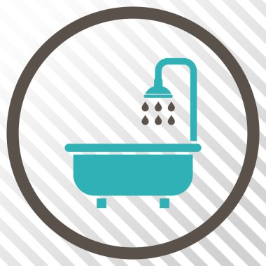 Duş Banyo vektör simgesi