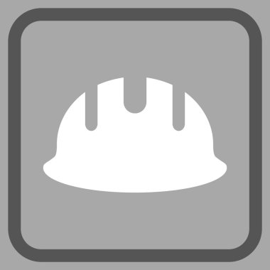 Oluşturucu işçisi vektör simgesi bir çerçeve içinde