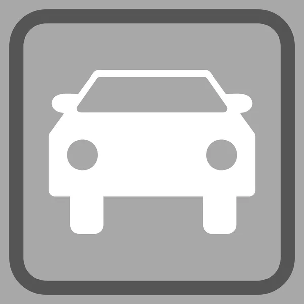 Icona vettoriale auto in un telaio — Vettoriale Stock